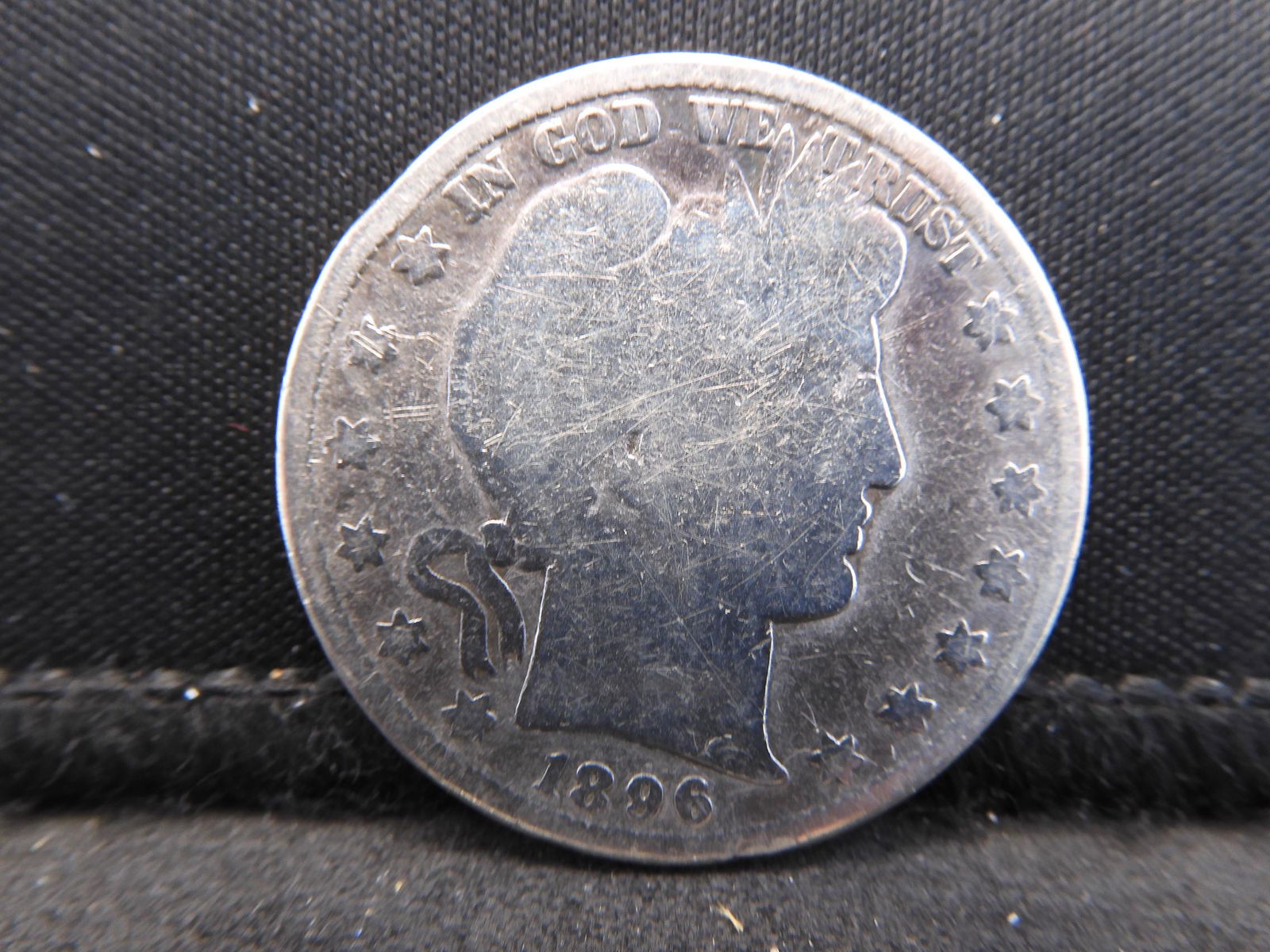 1896 Semi-Key Date Barber Half Dollar. (1 of 1)