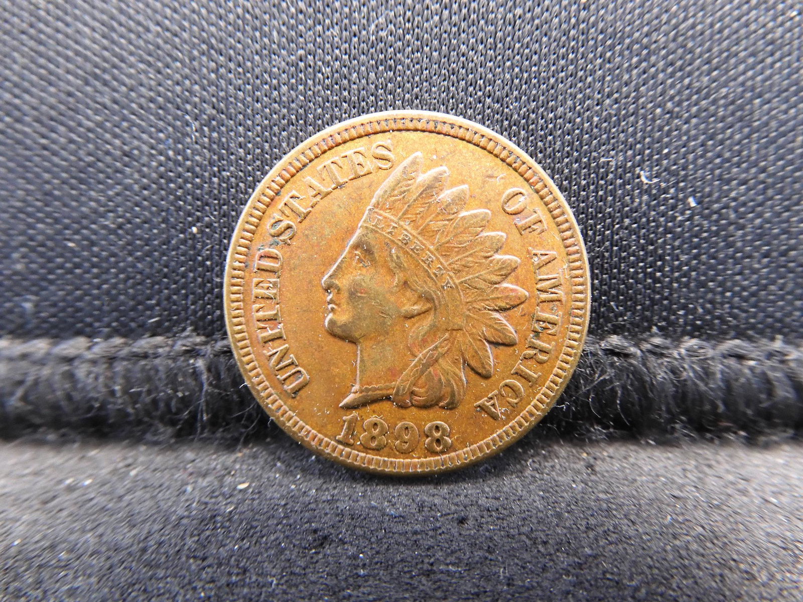 1898 High Grade Indian Head Cent, 4 Diamonds.  Full (1 of 2)