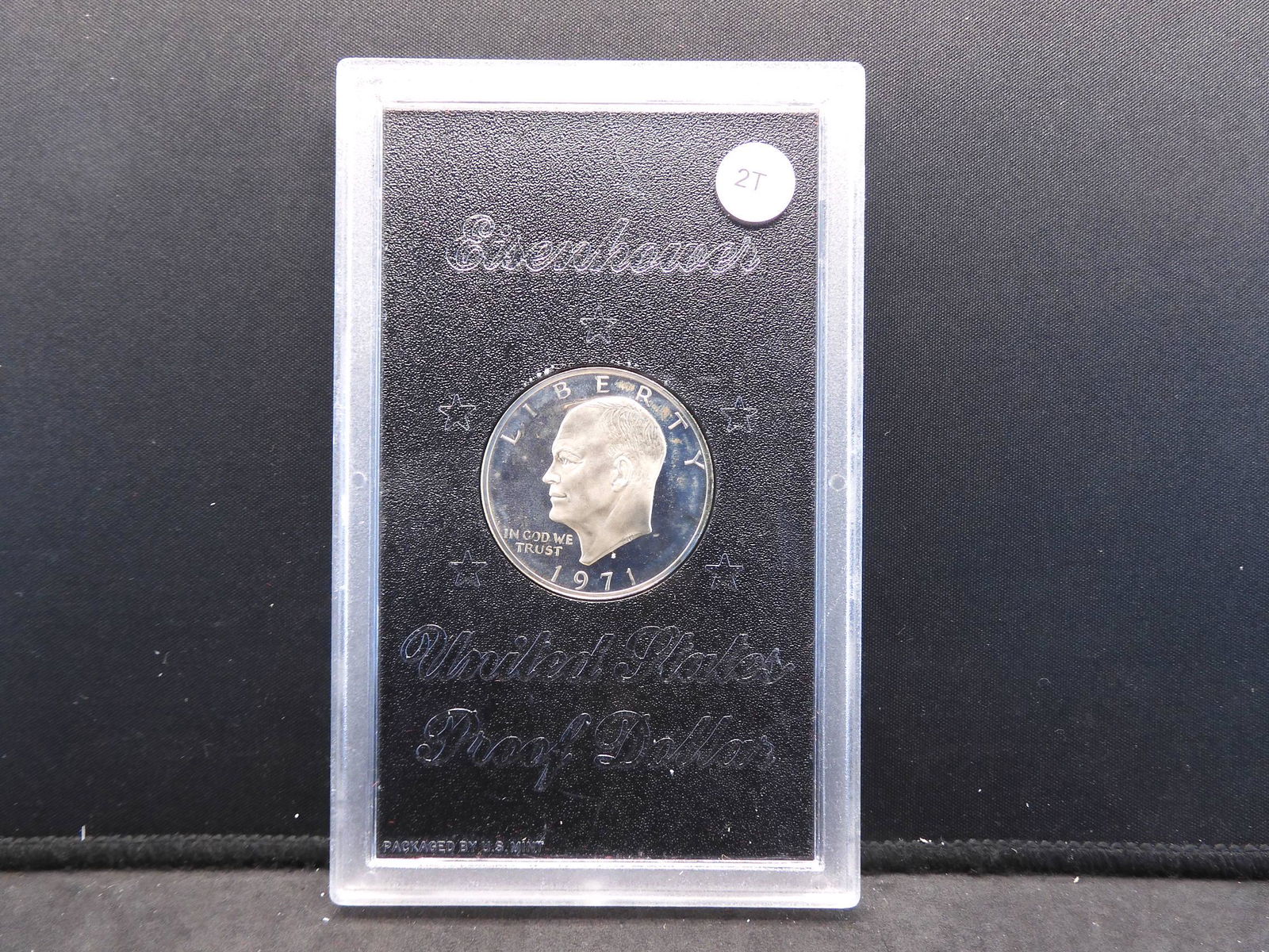 1971 S 40 % Silver Eisenhower Dollar, GSA Type Package (1 of 4)