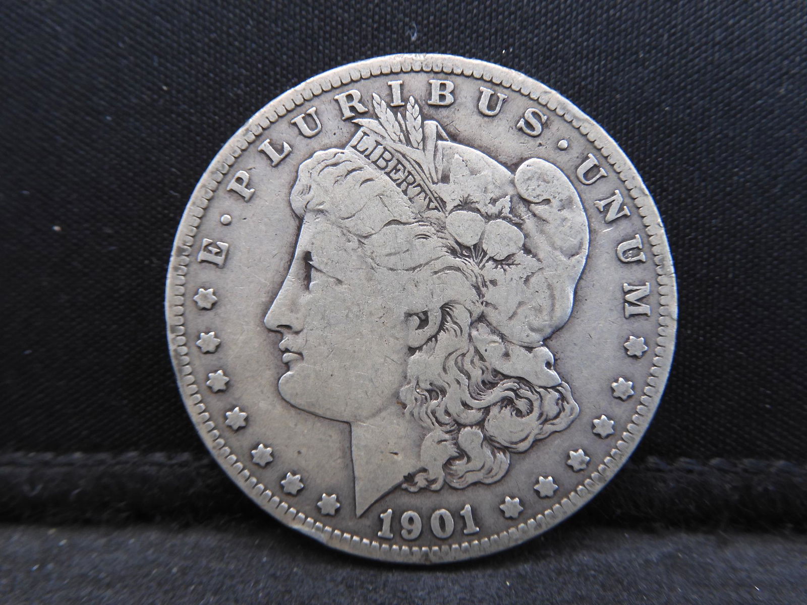 1901-S Semi-Key Date Morgan Silver Dollar. (1 of 2)