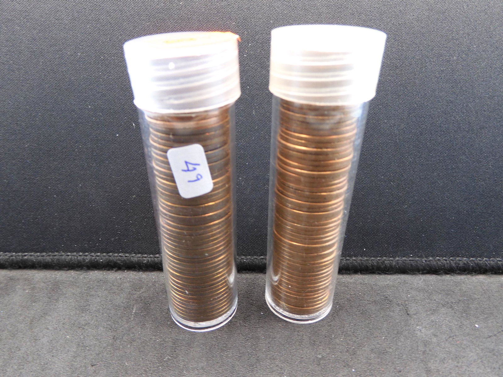 (2) rolls Lincoln memorial cents:  1959 and 1961-D. (1 of 7)