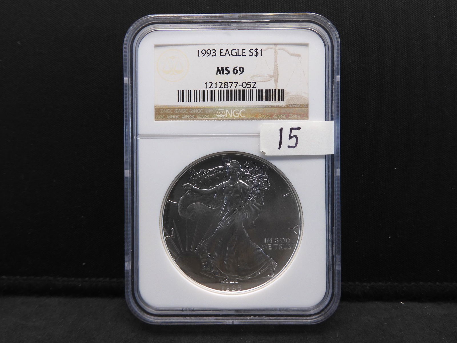 1993 Silver American Eagle NGC MS69 Better Date (1 of 4)