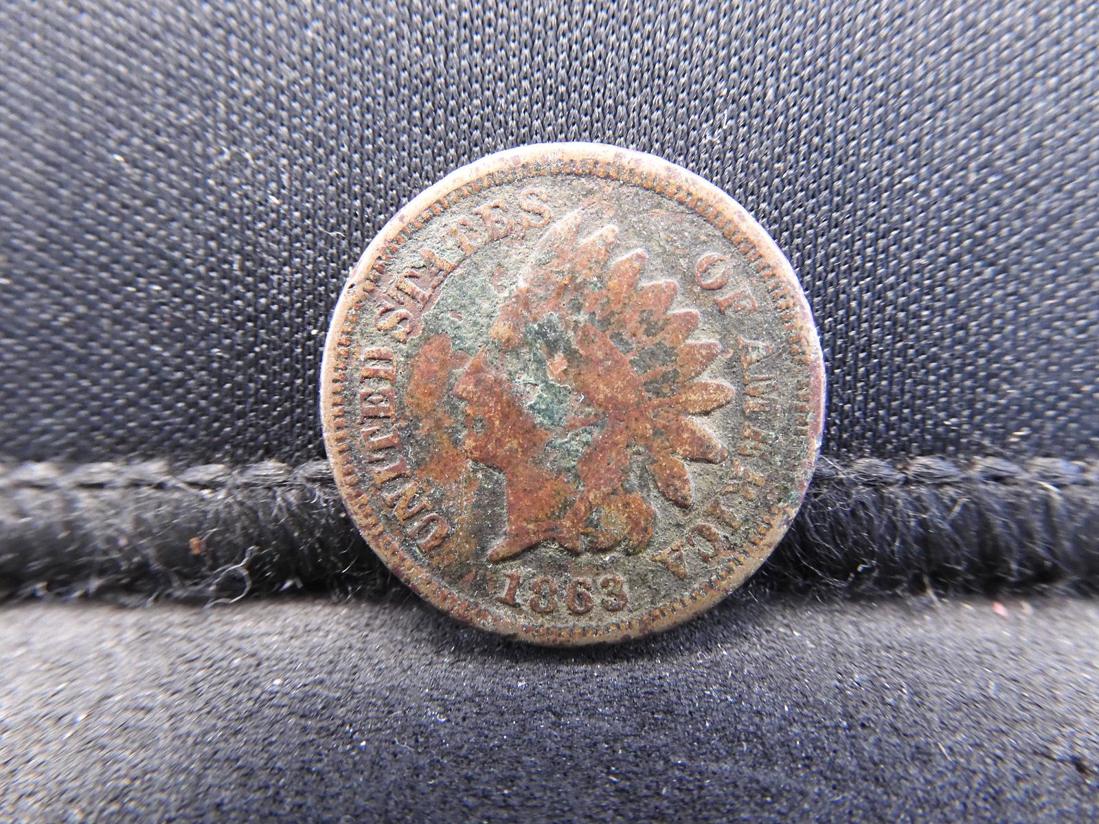 1863 Civil War Dated Indian Head Cent (1 of 2)