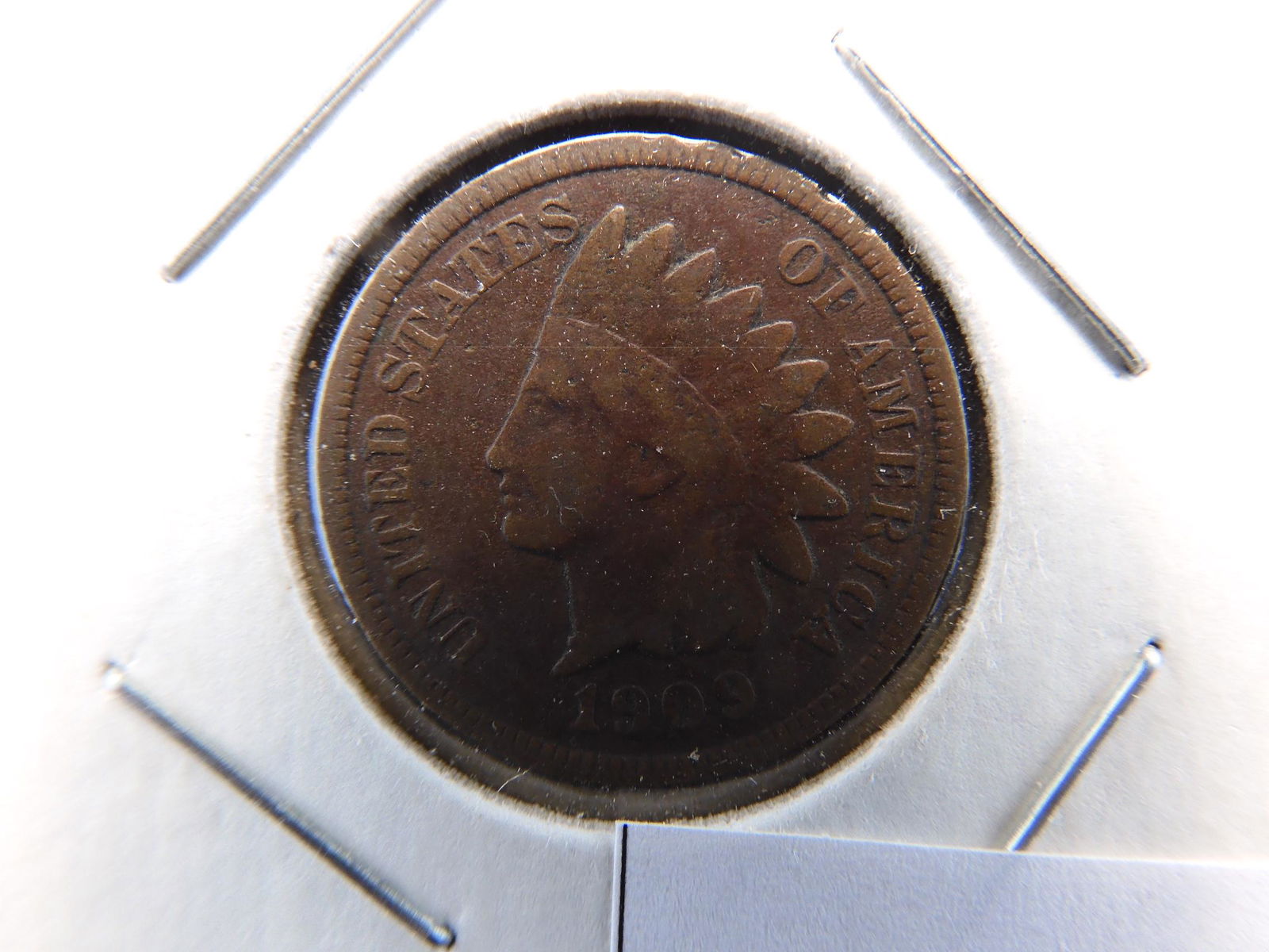 1909 Indian Head Cent Last Year (1 of 3)