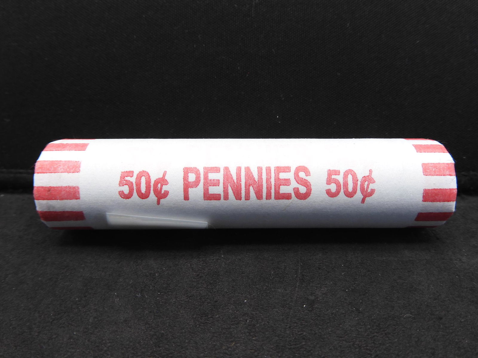 Paper Wrapped Roll of Wheat Cents (1 of 3)