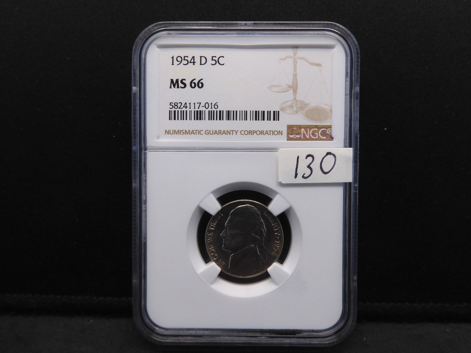 1954-D Jefferson Nickel NGC MS66!! Low Pop NGC Price: 1954-D Jefferson Nickel NGC MS66!! Low Pop NGC Price Guide $165.00