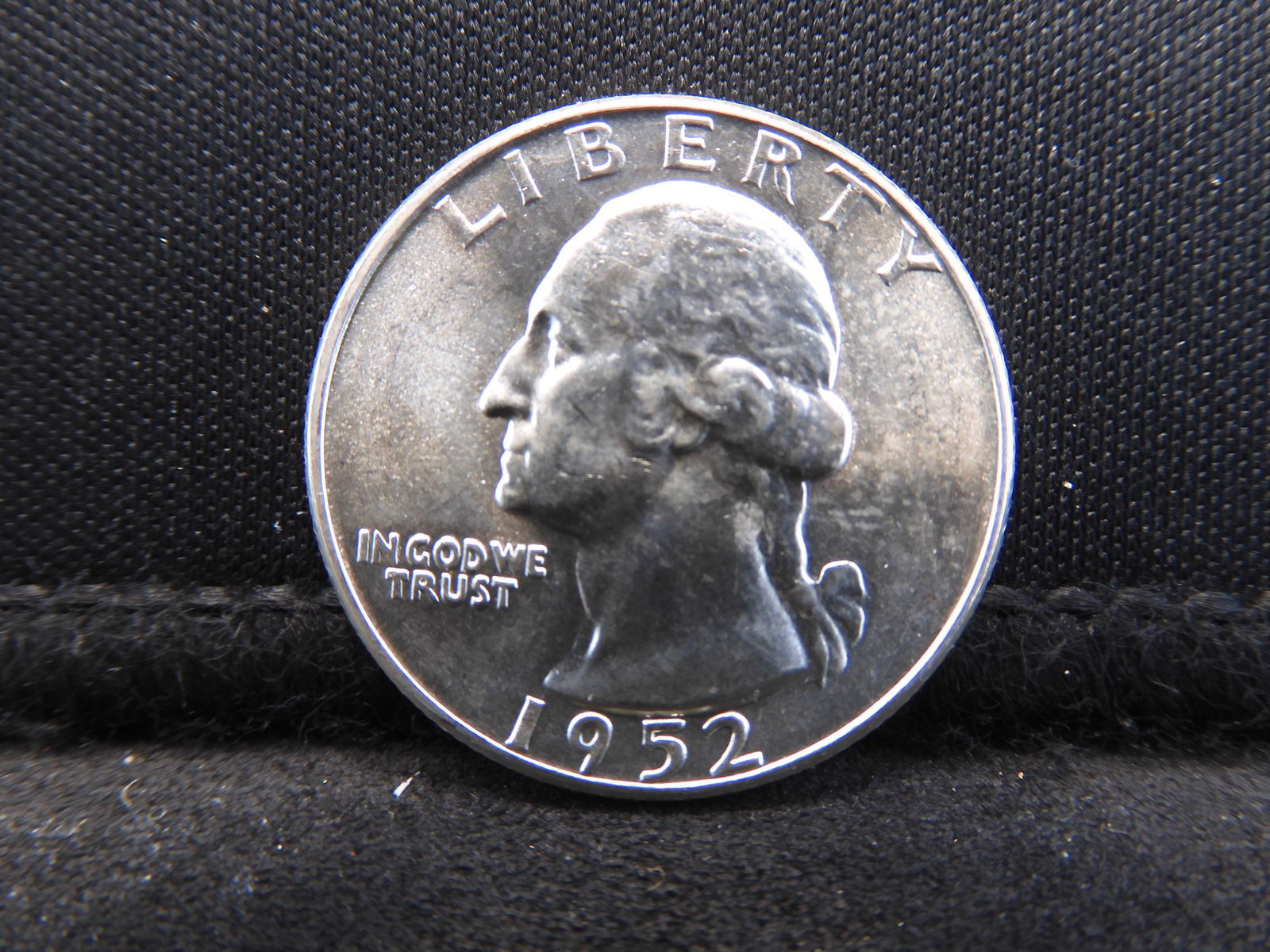 GEM BU 1952-D Washington Quarter Blast White (1 of 2)