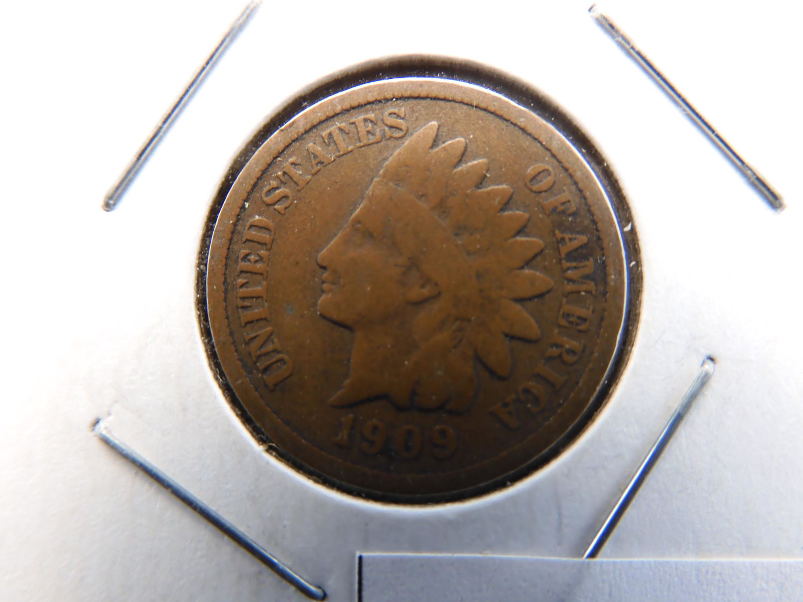 1909 Indian Head Cent Last Year (1 of 3)