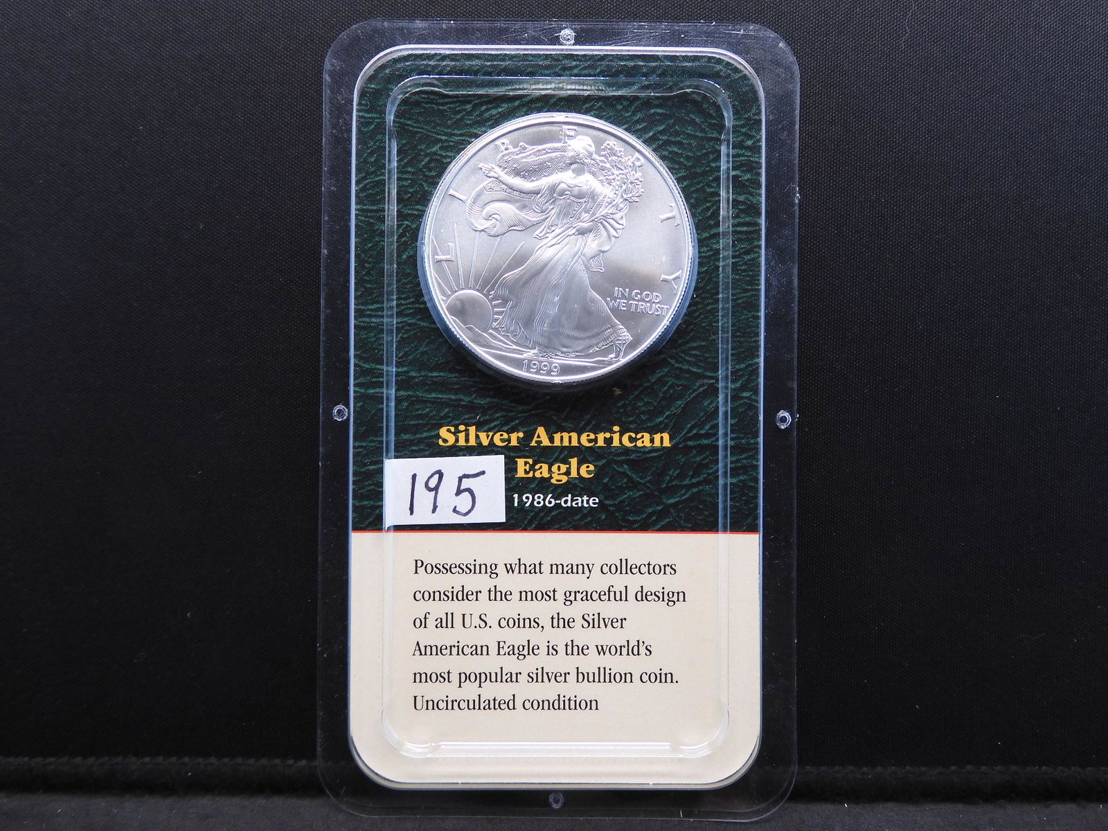 1999 Silver American Eagle in Littleton Info Pack (1 of 4)