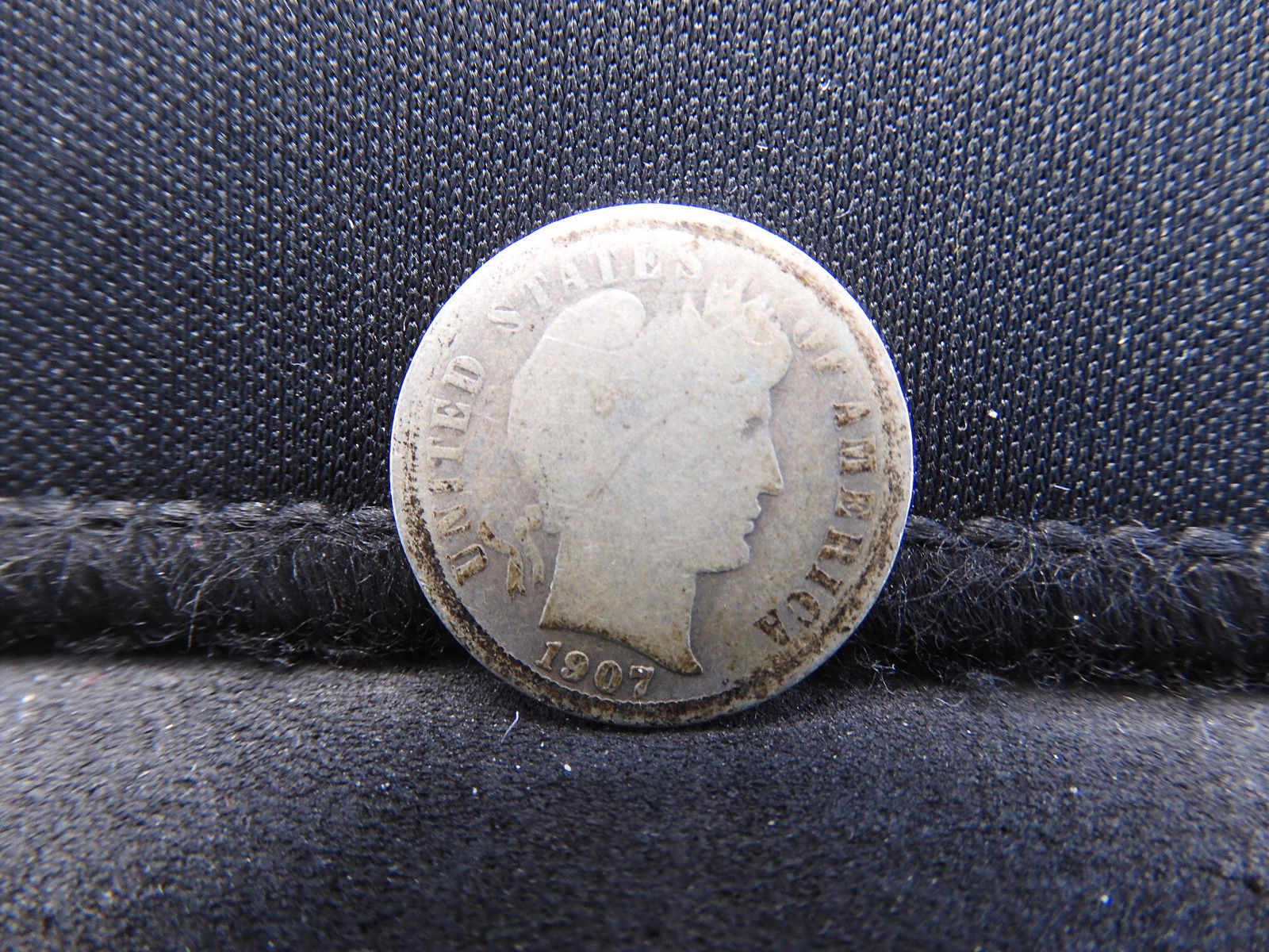 1907-S Barber Silver Dime (1 of 2)