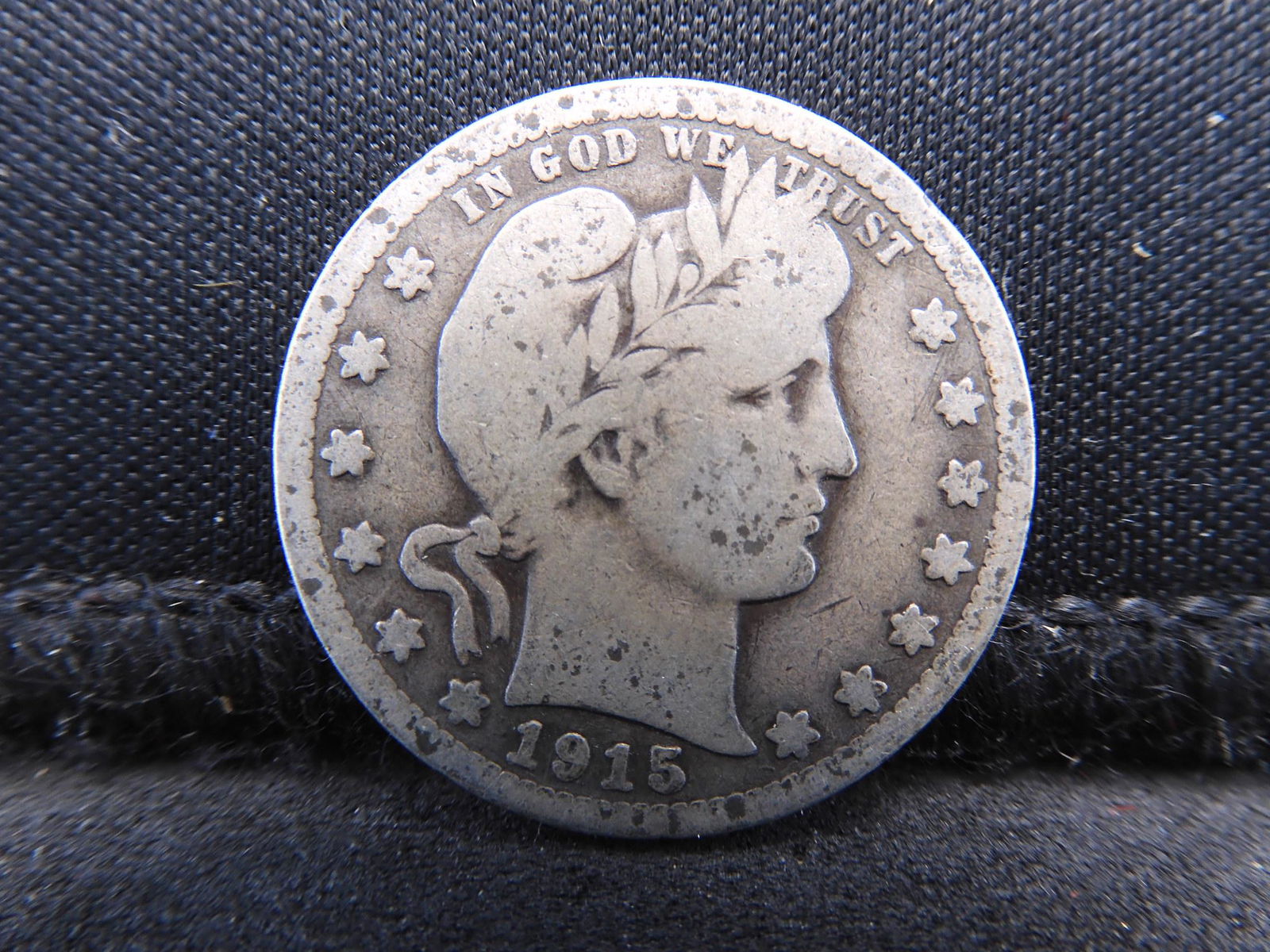 1915-D Barber Silver Quarter (1 of 1)