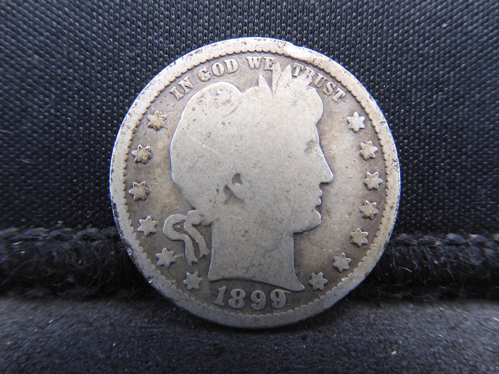 1899 Barber Silver Quarter (1 of 2)