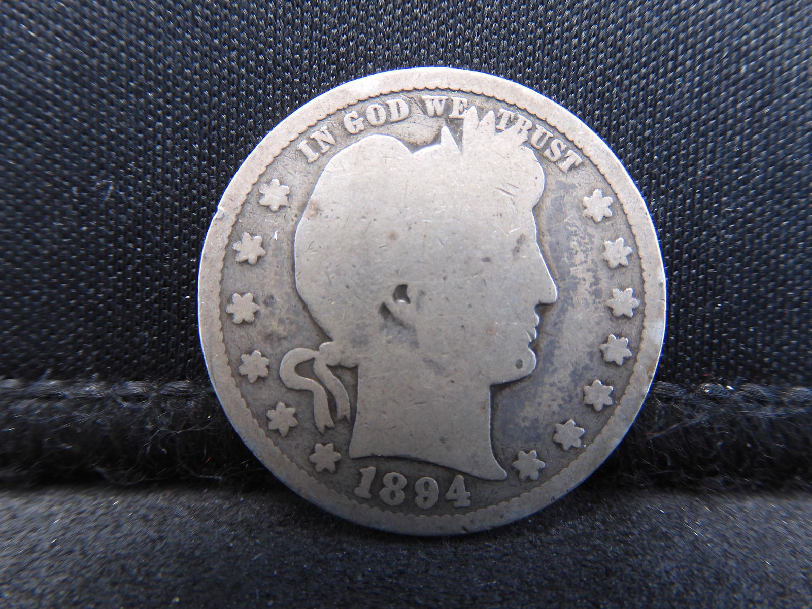 1894 Barber Silver Quarter (1 of 2)