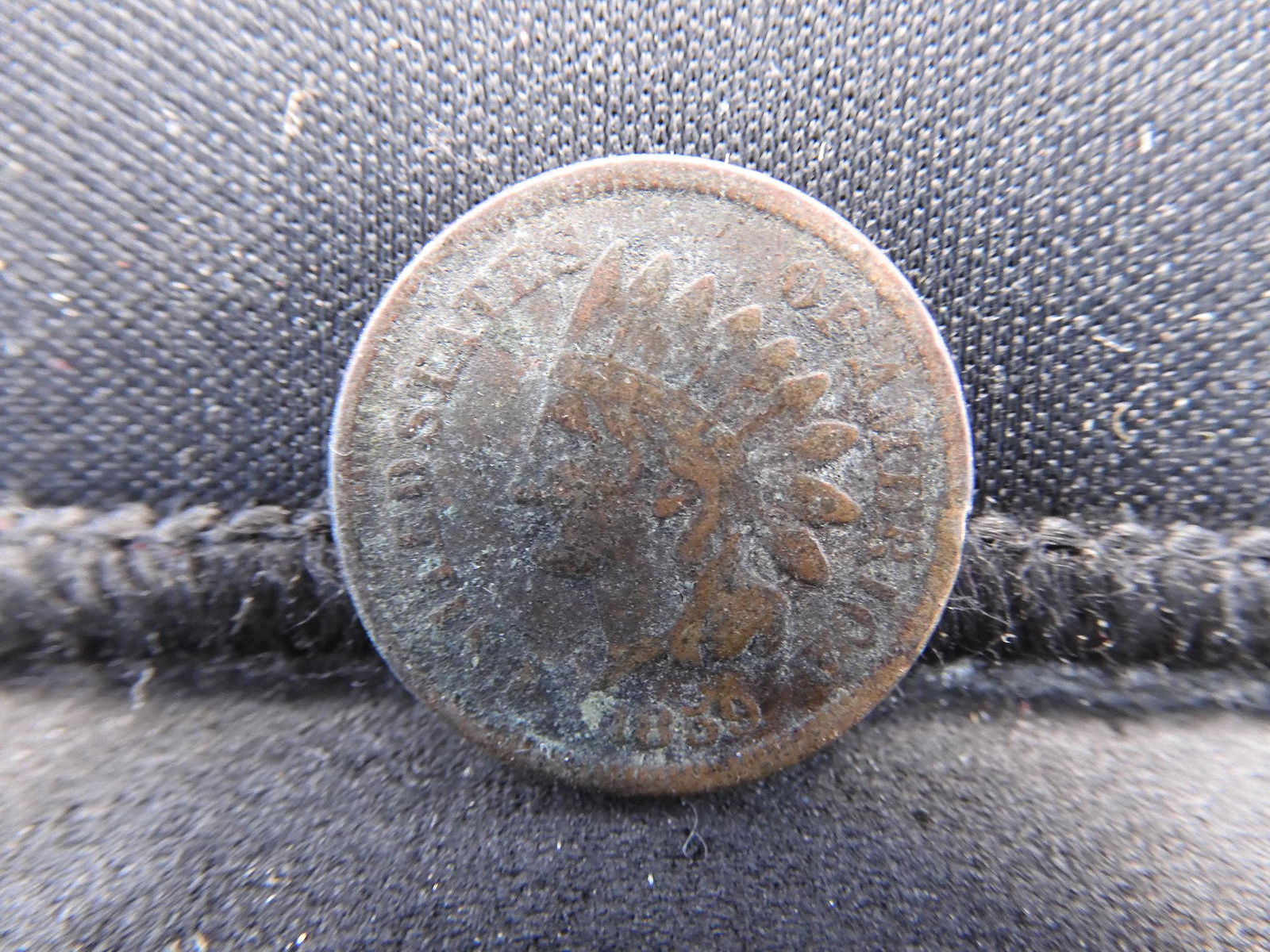 1859 Copper Nickel Indian Head Cent (1 of 2)