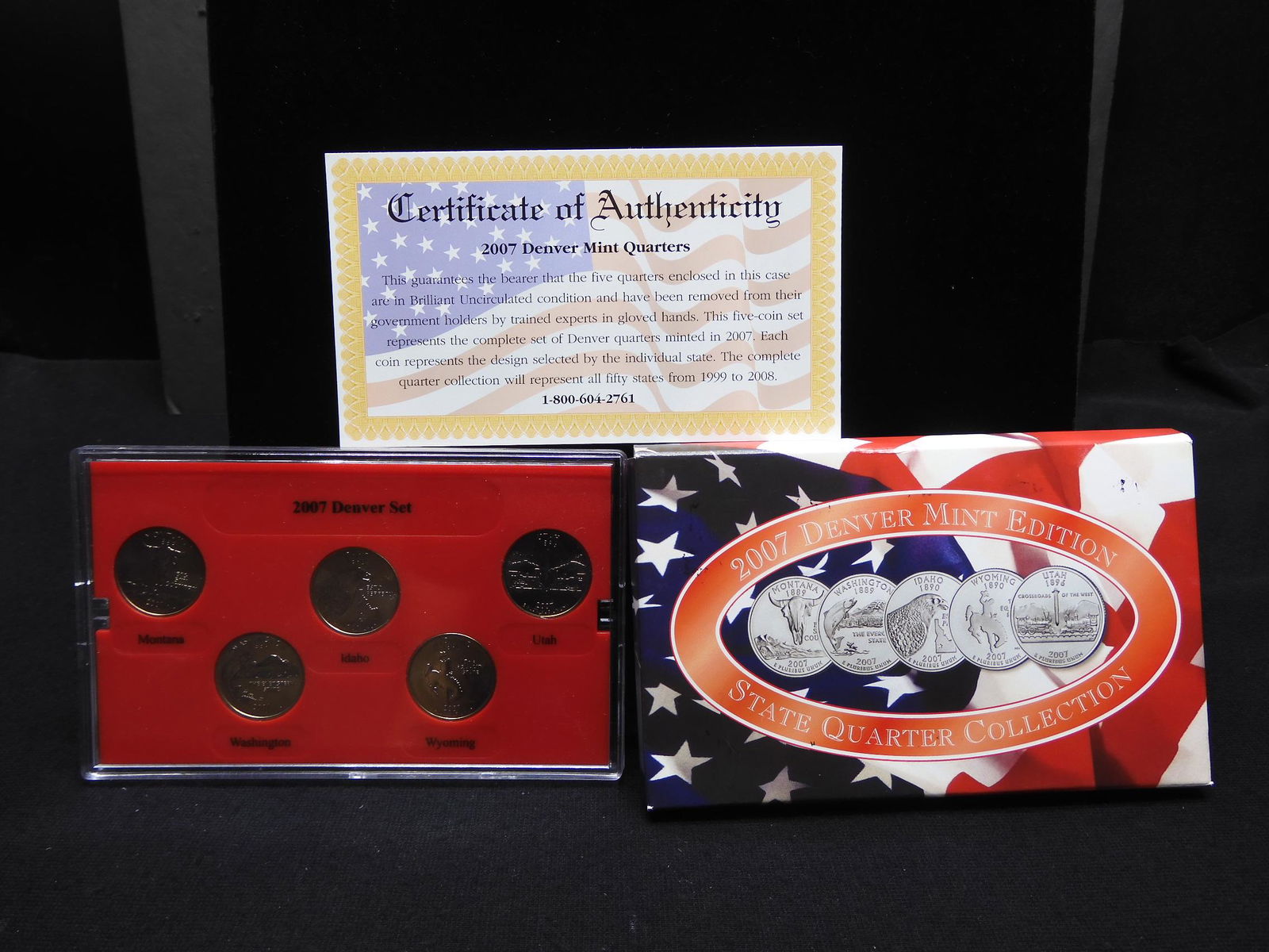 2007 Denver Mint Edition Statehood Quarter Collection (1 of 4)