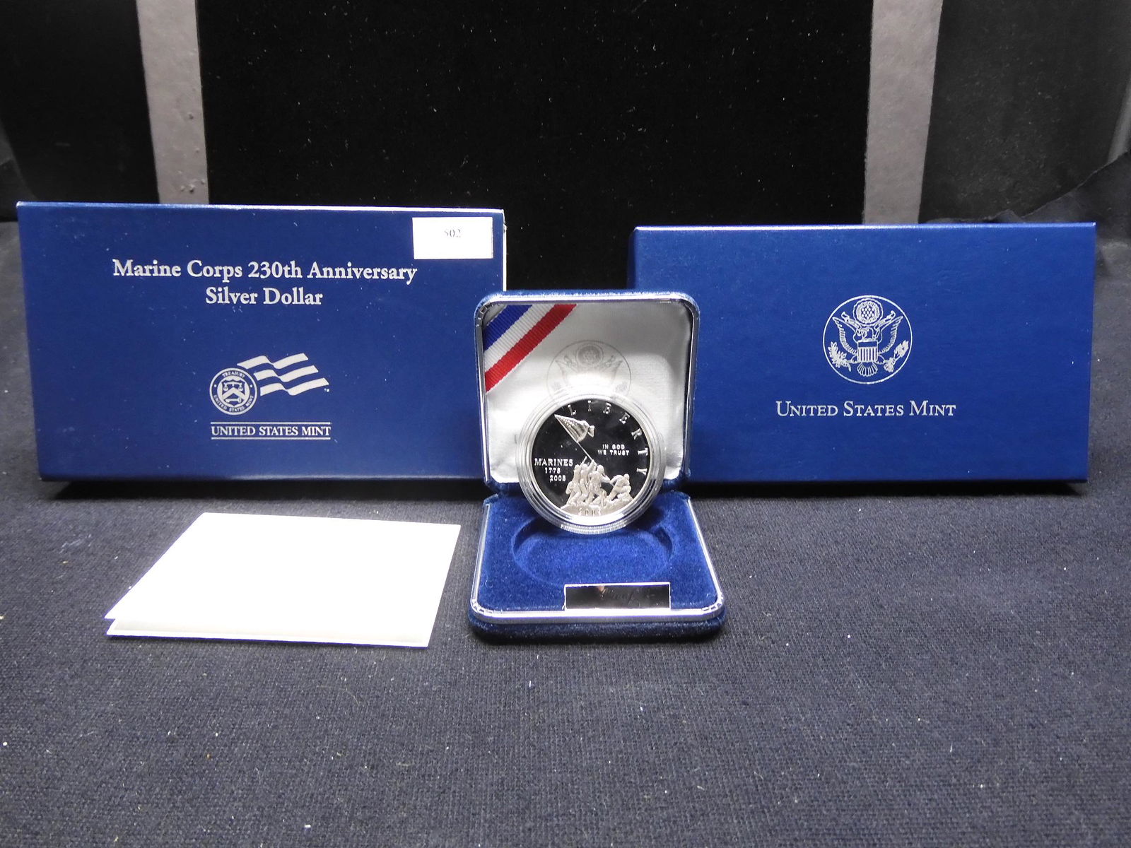 2005 Marine Corps PROOF Silver Dollar 230th Anniversary (1 of 4)