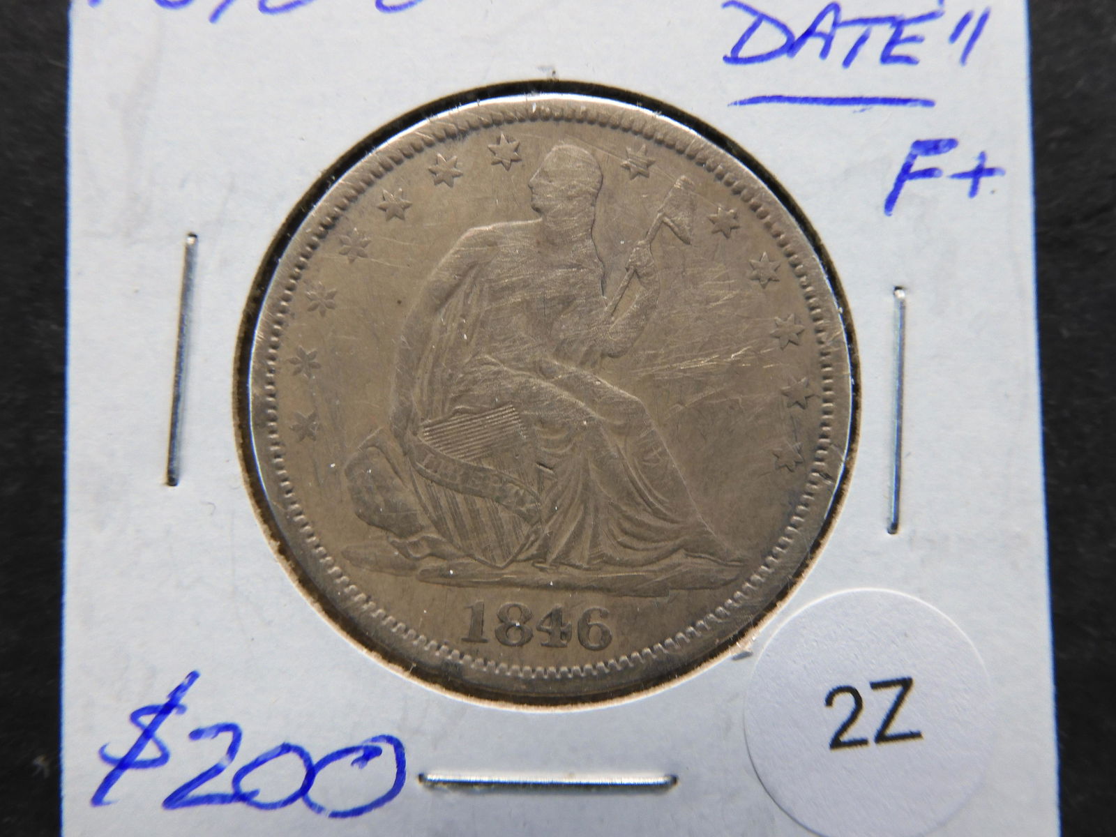 1846-O Seated Liberty Half Dollar Medium Date (1 of 4)