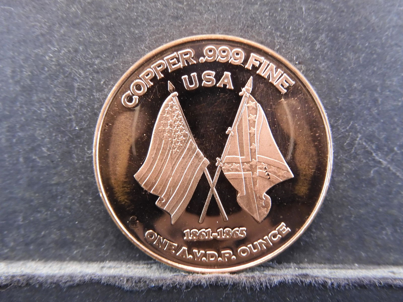 Battle of Gettysburg July 1-3 1863 .999 Fine Copper (1 of 2)