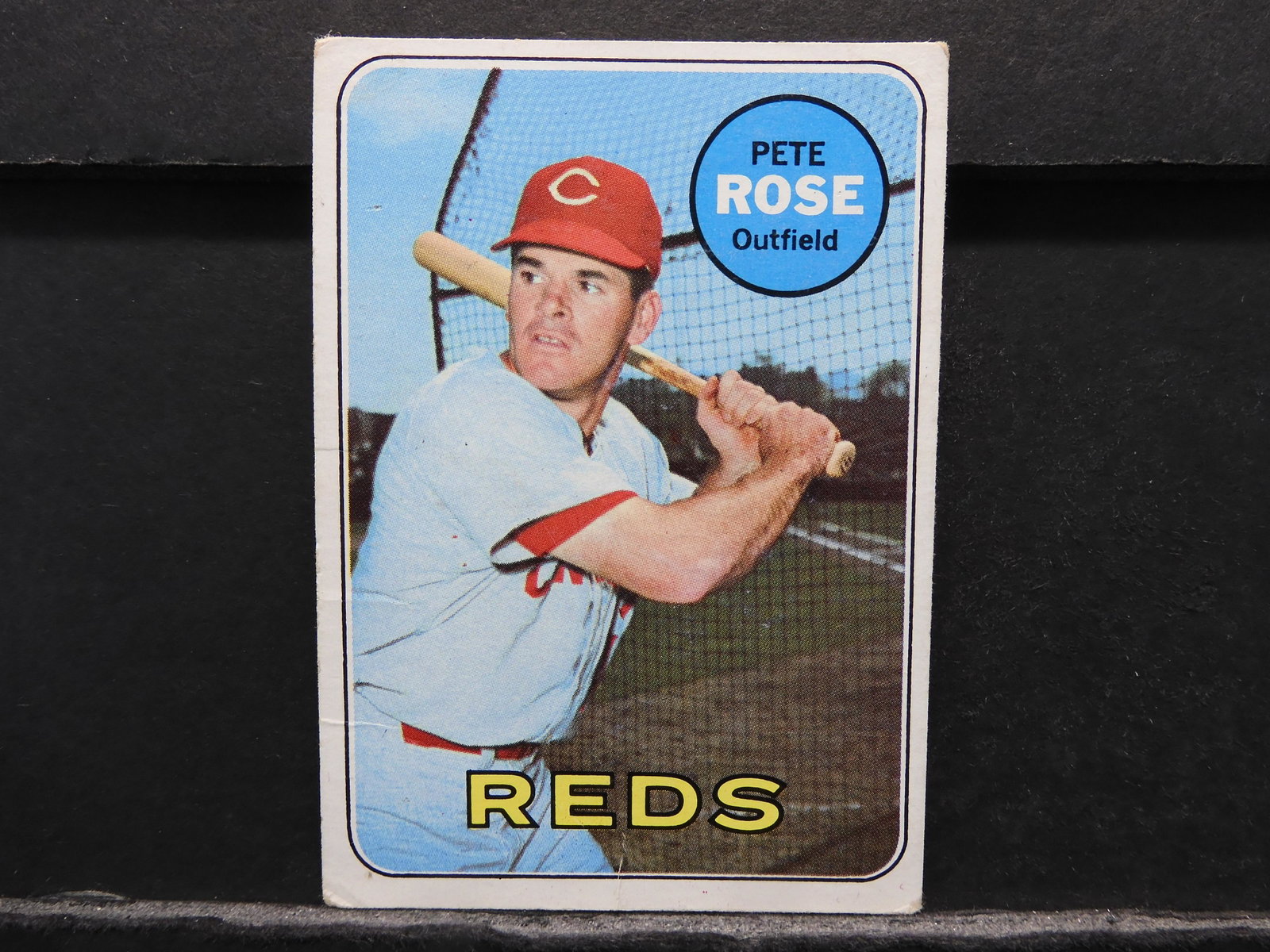 1969 Topps #120 Pete Rose Baseball Card: 1969 Topps #120 Pete Rose Baseball Card