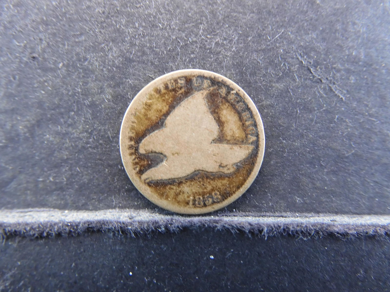 1858 Small Letter Flying Eagle Cent (1 of 2)