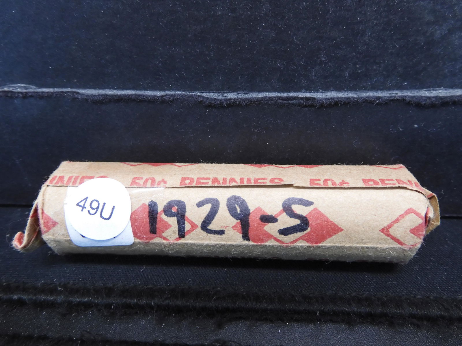 Roll of 1929-S Lincoln Cents, better date in higher (1 of 5)