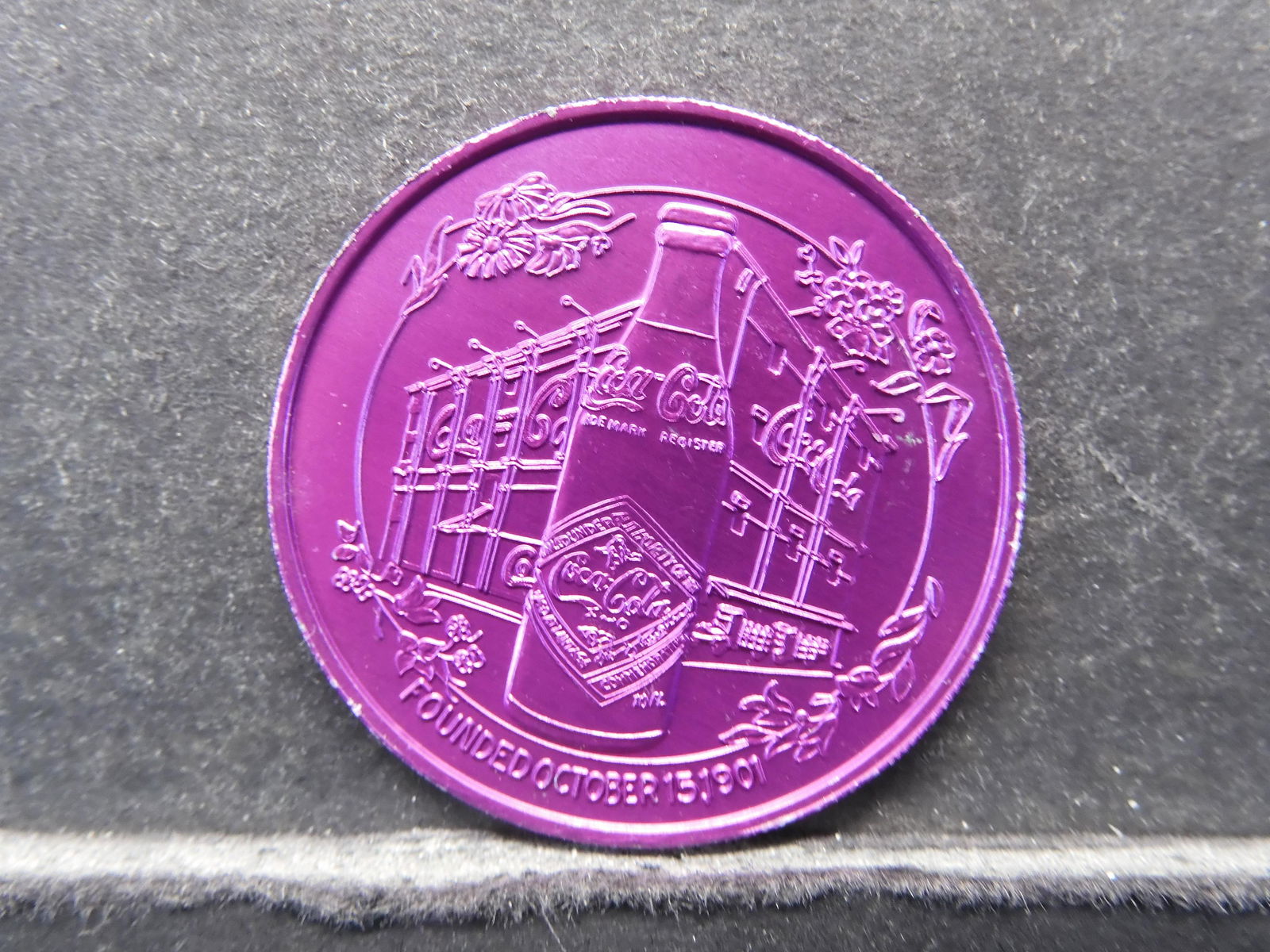 COCA-COLA TOKEN (75TH ANNIVERSARY/THE LOUISIANA: COCA-COLA TOKEN (75TH ANNIVERSARY/THE LOUISIANA BOTTLING CO), UNC/NOVELTY