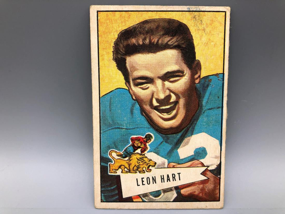 1952 Bowman Large Leon Hart #15: 1952 Bowman Large Leon Hart #15