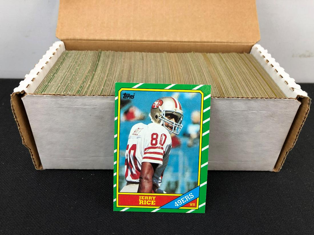 1986 Topps Football Set - Jerry Rice, Steve Young, (1 of 6)