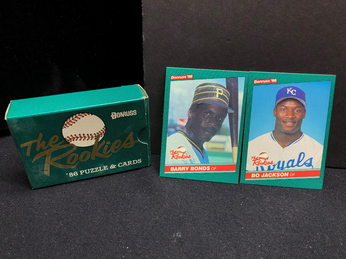 1986 Donruss Rookies Baseball Set - Barry Bonds, Bo (1 of 3)