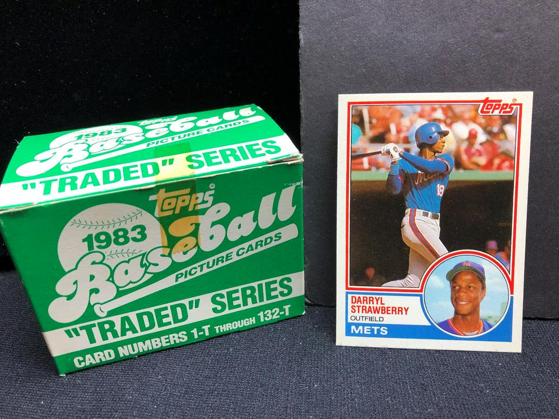 1983 Topps Traded Baseball Set - Darryl Strawberry RC (1 of 1)