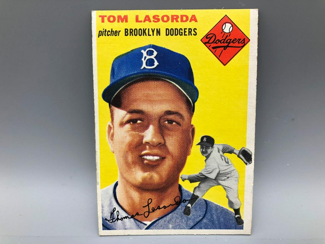 1954 Topps Tommy Lasorda #132 Rookie Card (1 of 2)