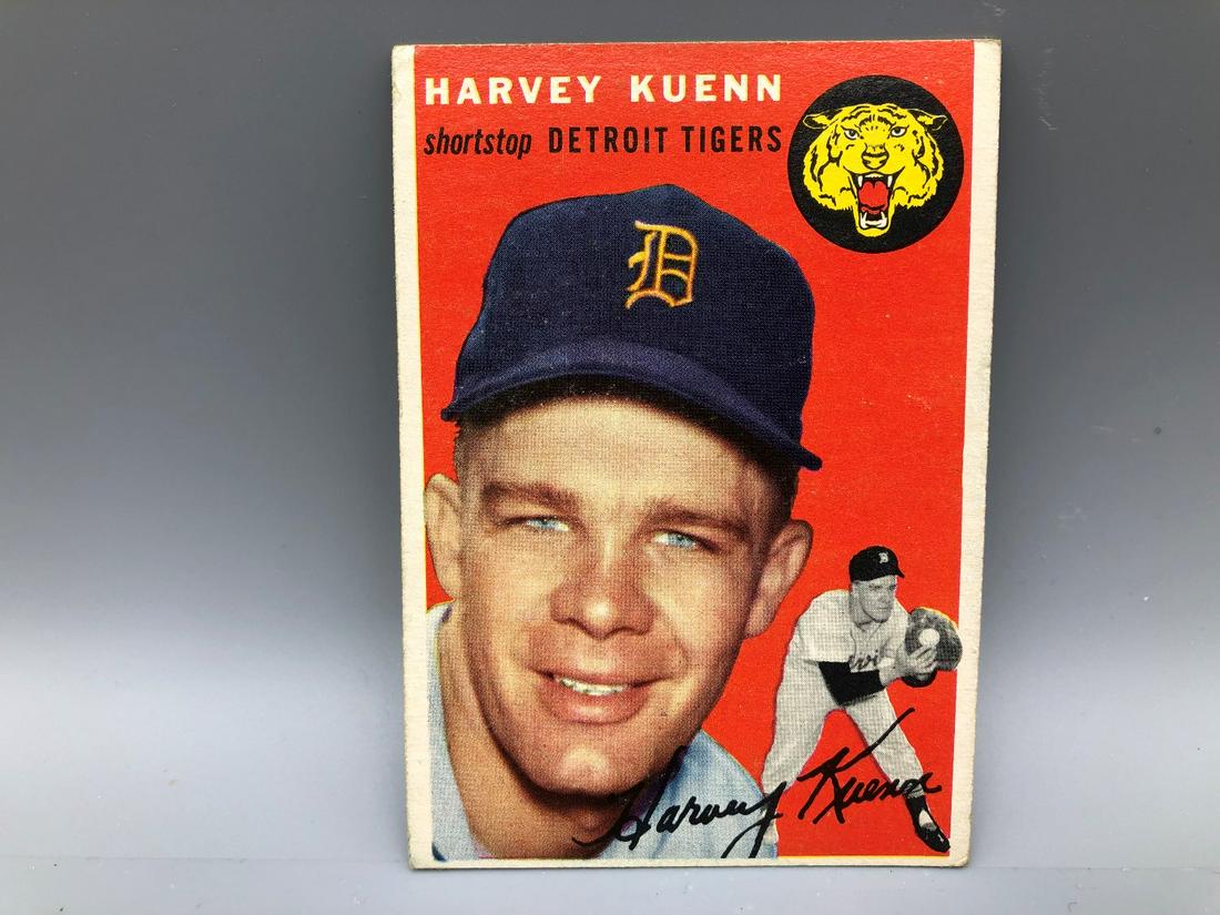 1954 Topps Harvey Kuenn #25 RC: 1954 Topps Harvey Kuenn #25 RC