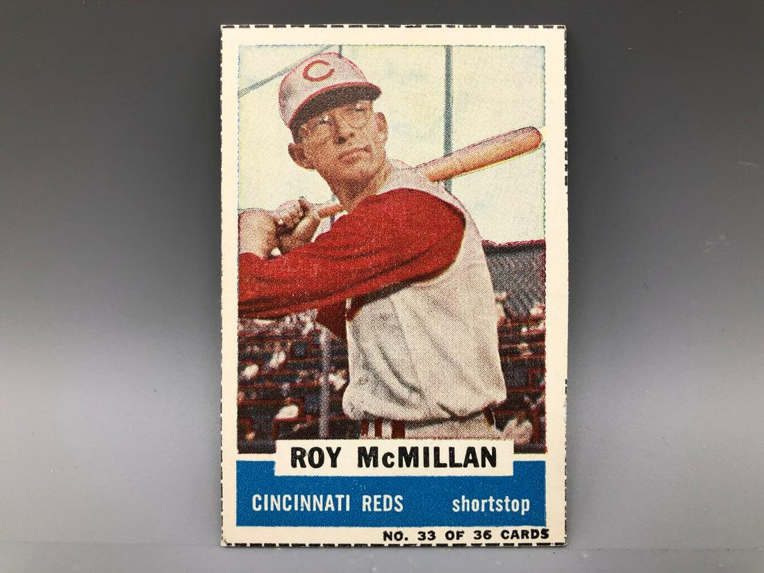 1960 Bazooka Roy McMillan #33: 1960 Bazooka Roy McMillan #33