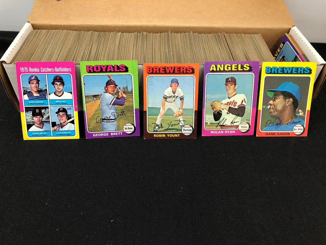1975 Topps Baseball Complete Set - George Brett, Robin (1 of 3)