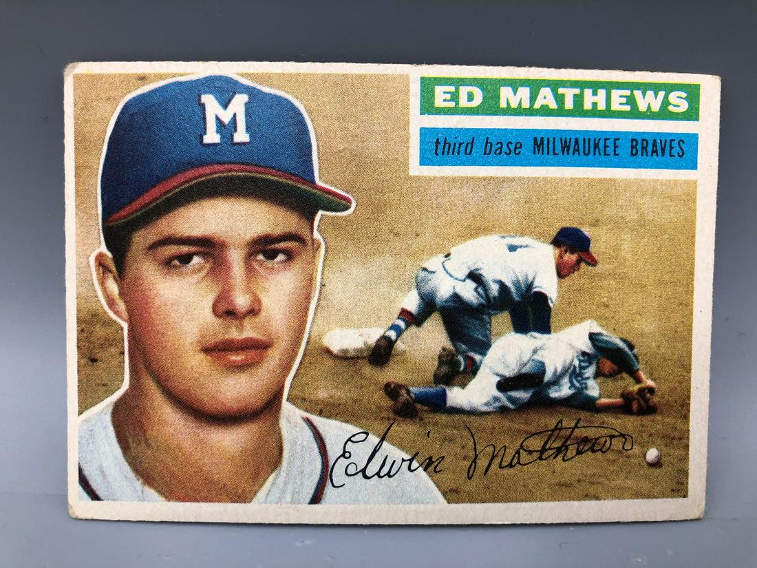 1956 Topps Eddie Mathews #107 (1 of 2)