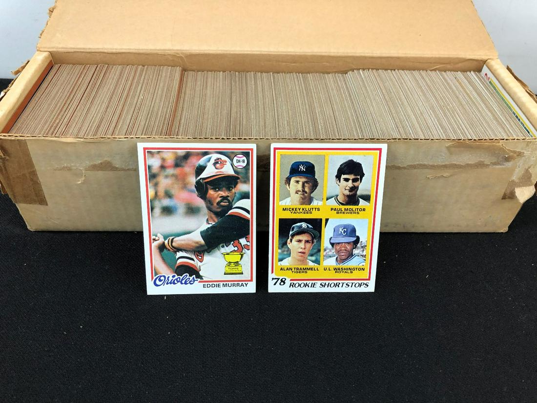1978 Topps Baseball Near Complete Set - Eddie Murray, (1 of 5)