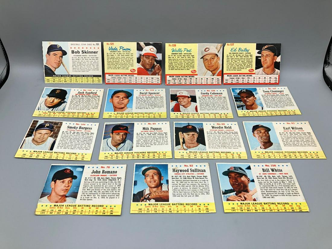 1961-1963 Post Lot of 15 (1 of 6)