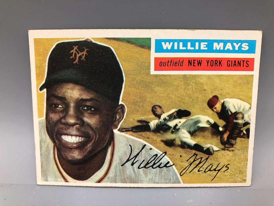 1956 Topps Willie Mays #130: 1956 Topps Willie Mays #130