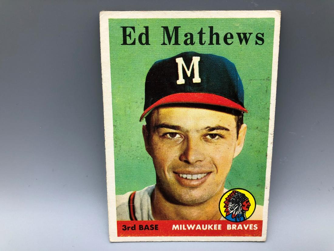 1958 Topps Eddie Mathews #440 (1 of 2)