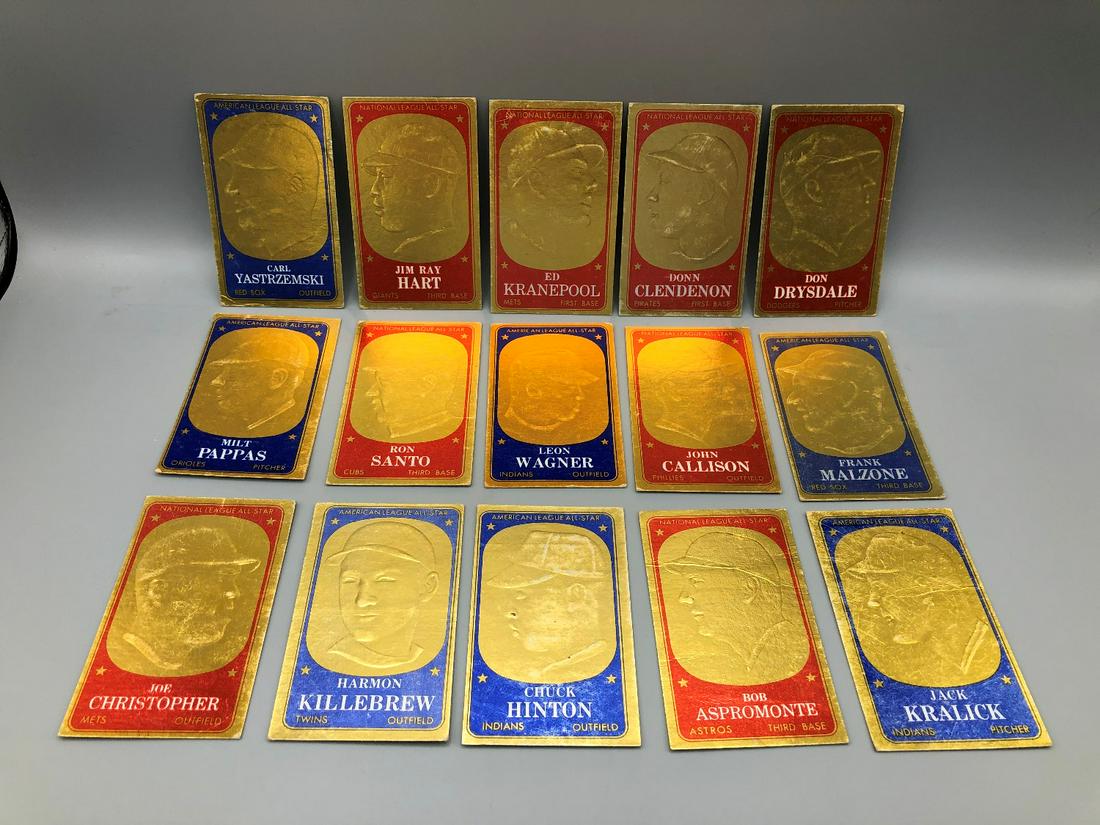 1965 Topps Embossed Lot of 15 - Varying Conditions - (1 of 6)