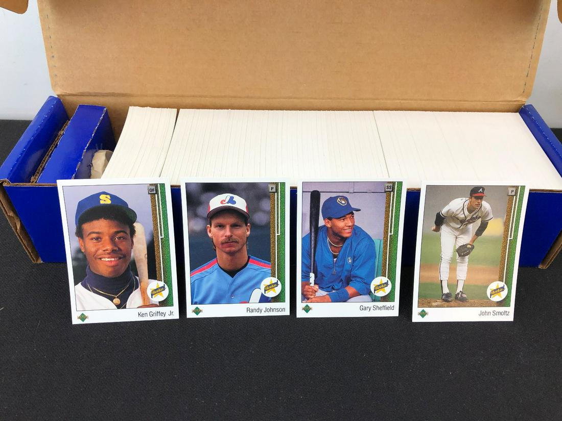 1989 Upper Deck Baseball Set - Ken Griffey Jr, Randy (1 of 4)