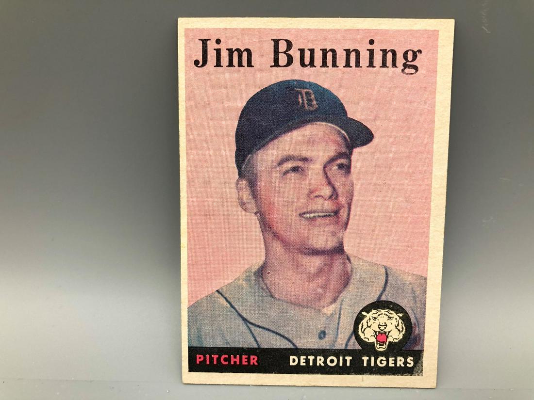 1958 Topps Jim Bunning #115 HOF (1 of 2)