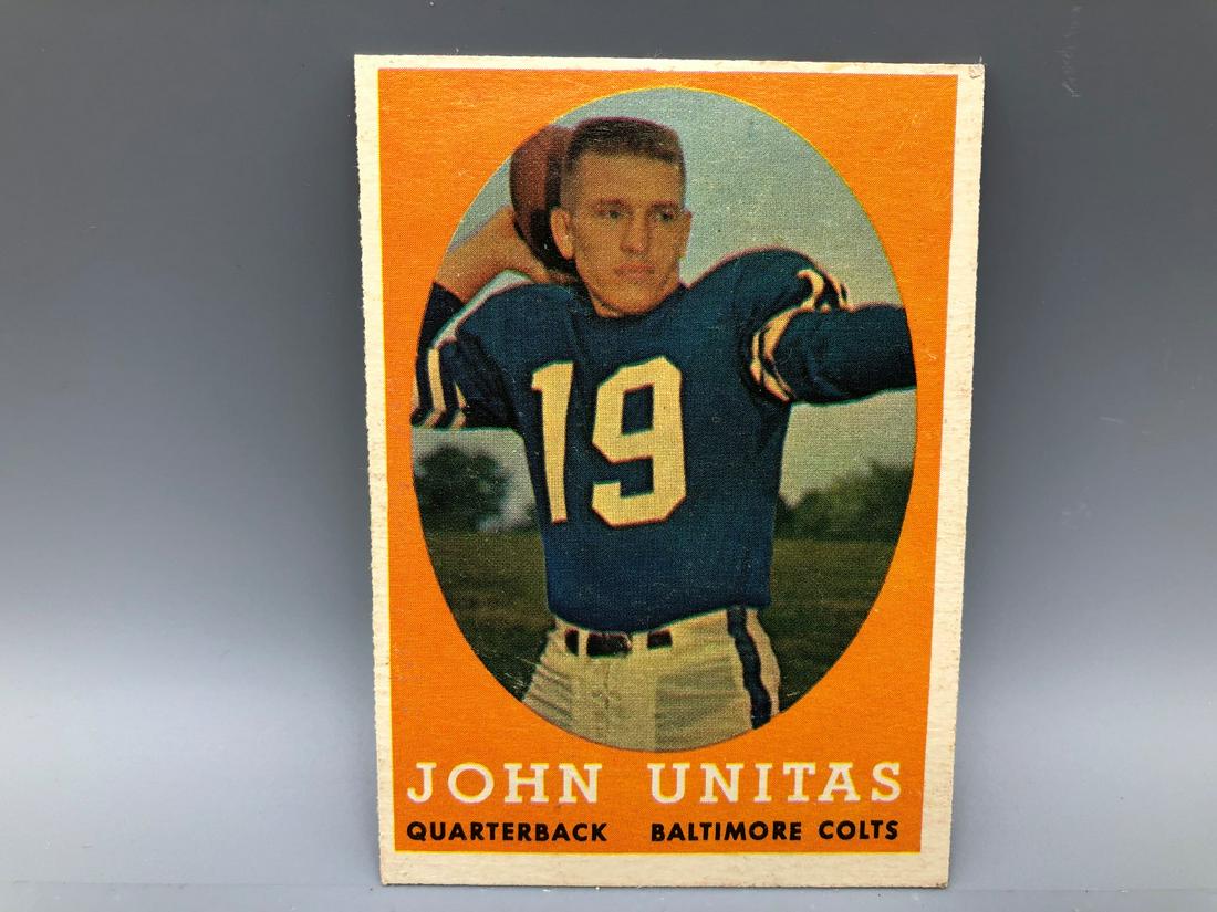 1958 Topps Johnny Unitas #22 HOF (1 of 2)