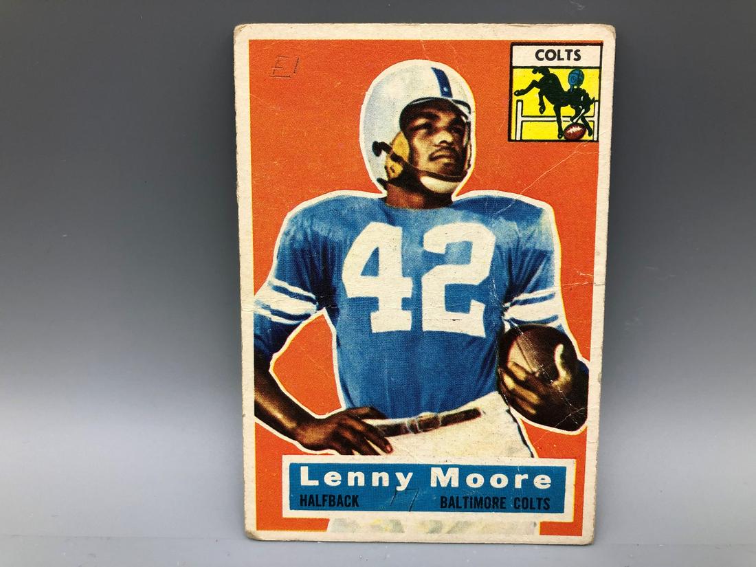 1956 Topps Lenny Moore #60 Rookie (1 of 2)