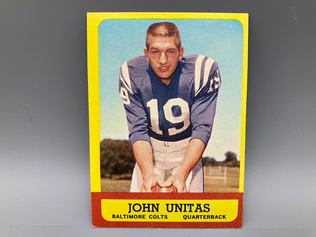 1963 Topps John Unitas #1 HOF (1 of 2)