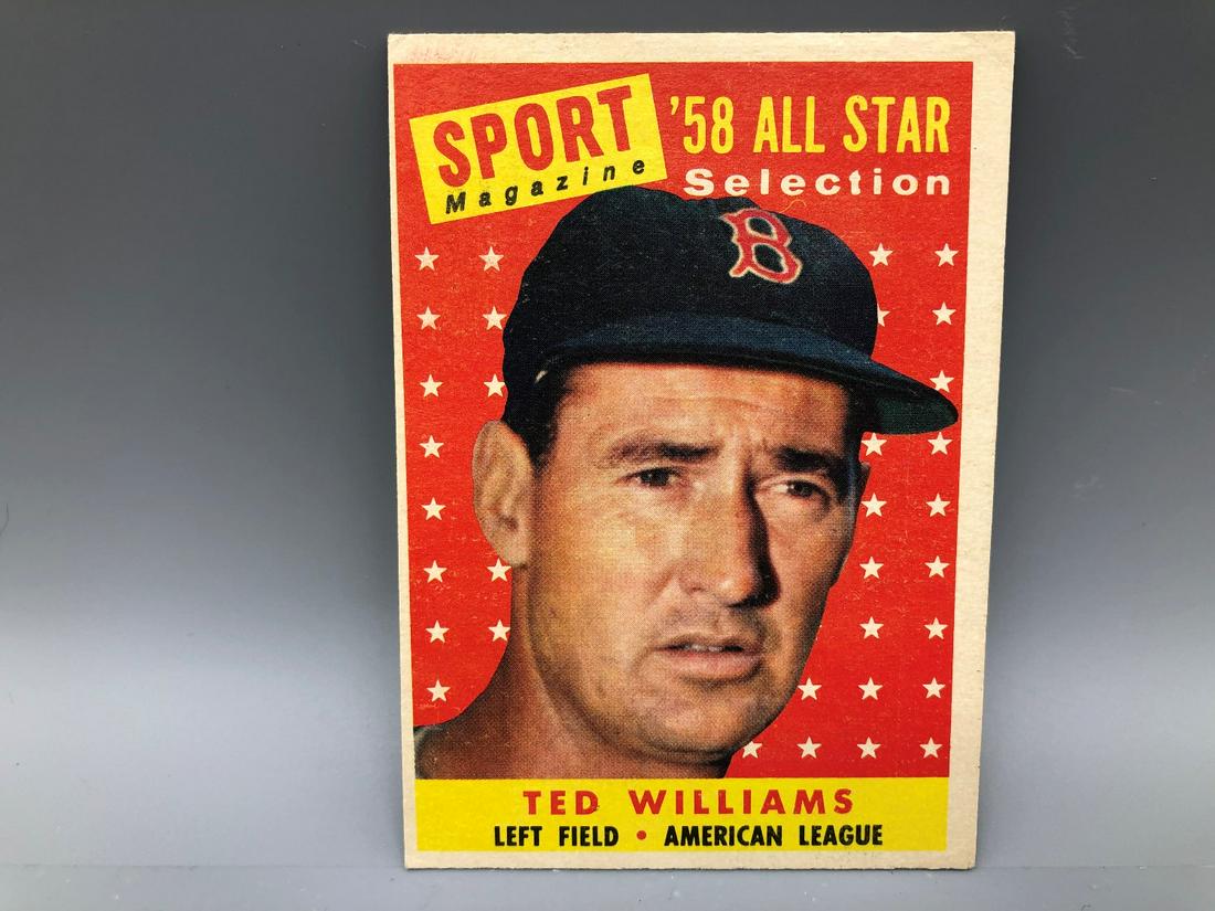 1958 Topps Ted Williams #485 HOF (1 of 3)