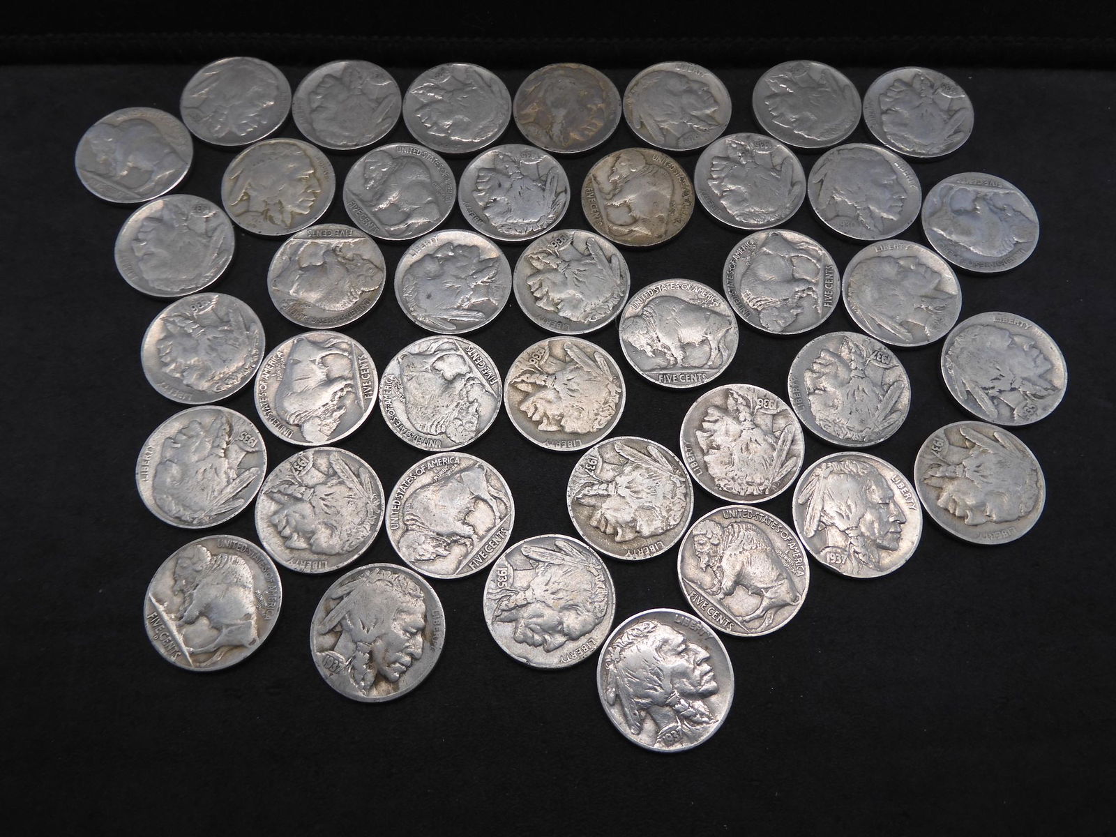 Roll (40) Full date Buffalo Nickels.  No junk. (1 of 4)