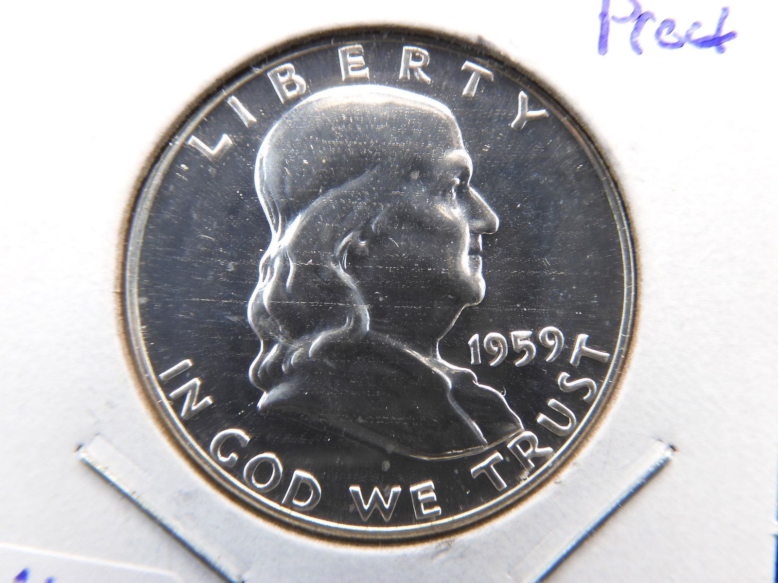 1959 Franklin Half.  GEM Proof. (1 of 3)