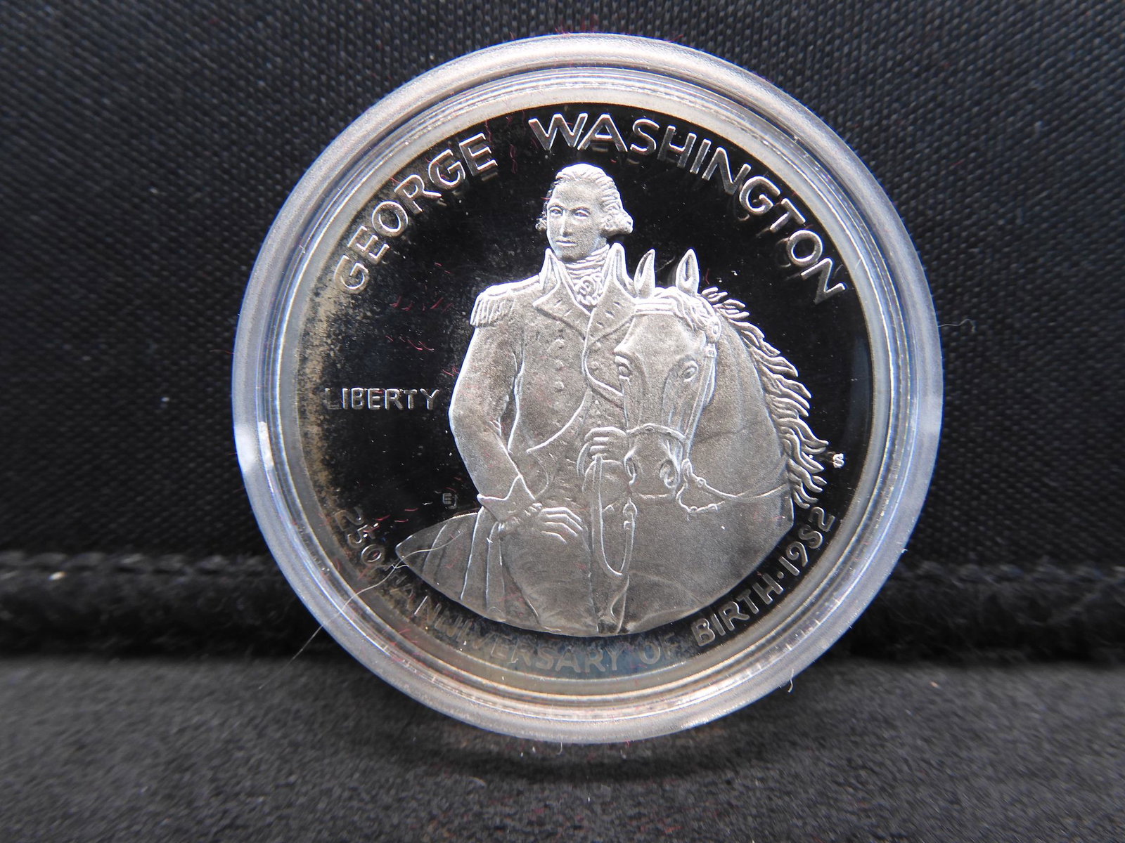 1982-S George Washington 250th Anniversary of Birth: 1982-S George Washington 250th Anniversary of Birth Proof Silver Half Dollar.