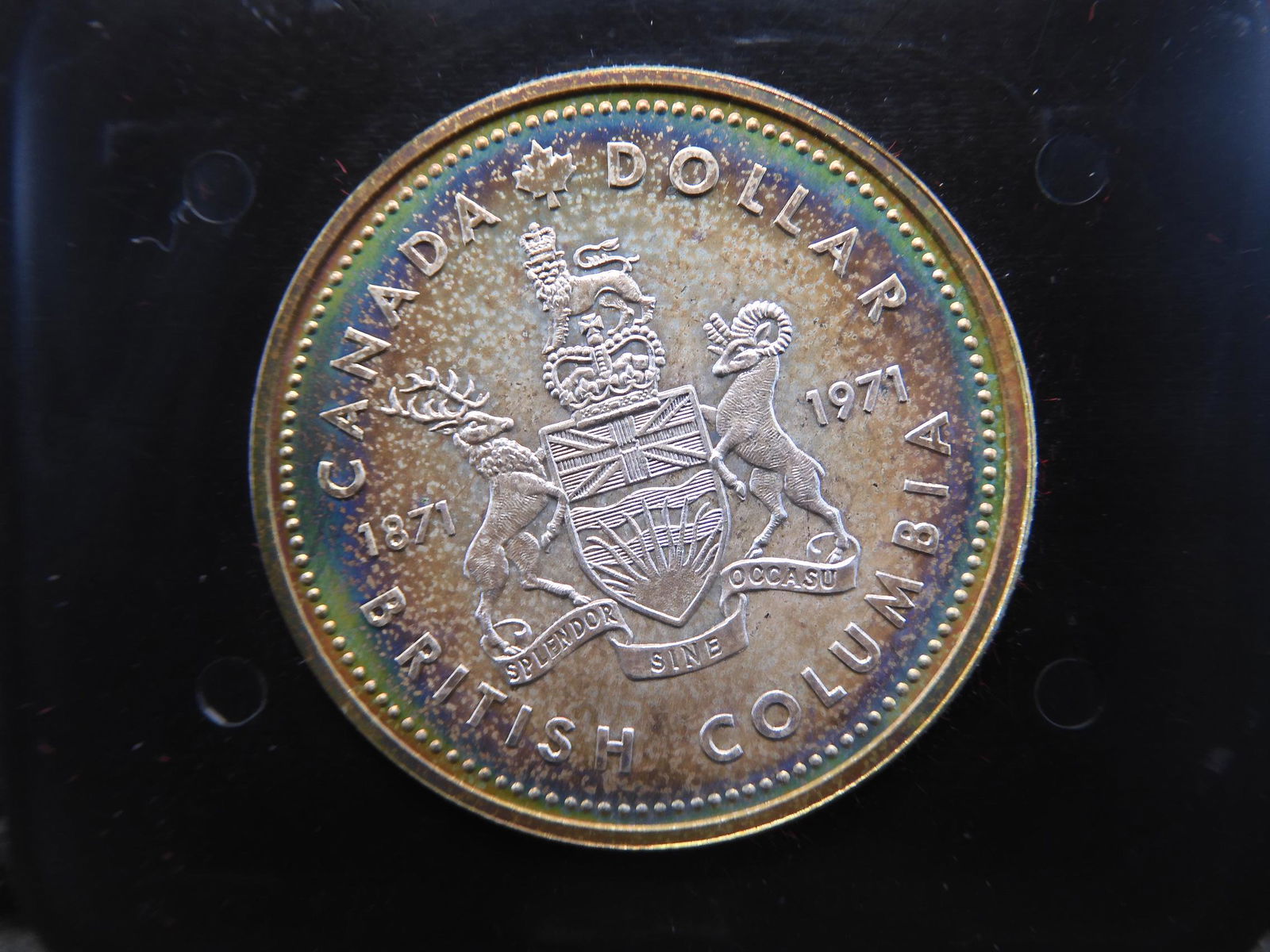 1871-1971 Canada British Columbia Centennial Silver (1 of 3)